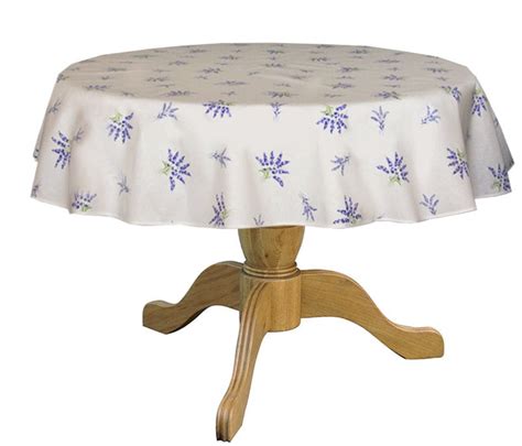 French Provencal 42 to 63 inches Round Table Cloth Lavender