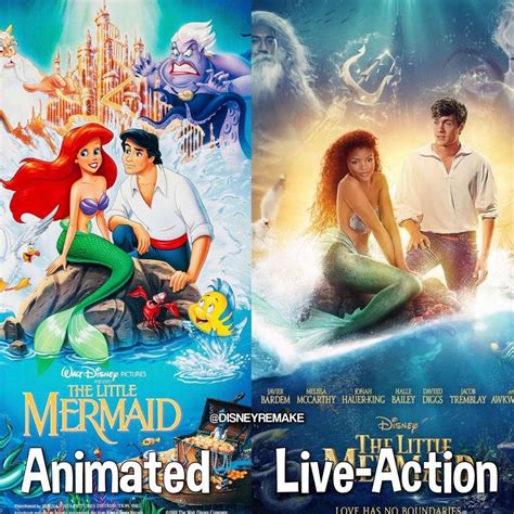 Disney Remake on Instagram | Little mermaid movies, Disney presents, Walt disney pictures