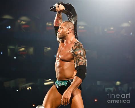 Batista - WWE Champion Photograph by Wrestling Photos - Fine Art America