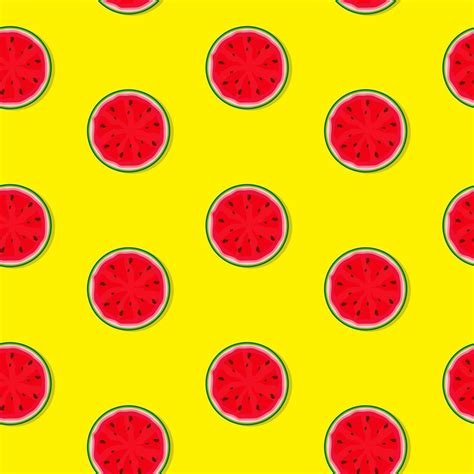 Seamless Pattern Background from Watermelon. Vector Illustration ...