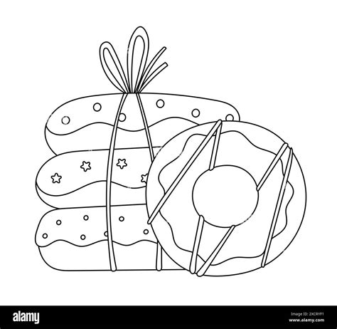 Coloring Page For Adults And Children - Stress Relief Donut Coloring ...