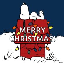 Merry Christmas Snoopy GIFs | Tenor