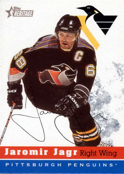 Jaromir Jagr - Player's cards since 1990 - 2019 | penguins-hockey-cards.com