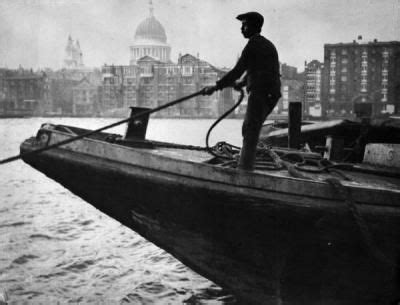 A London lighterman, c. 1910. - The working Thames - Port Cities | London history, Thames ...