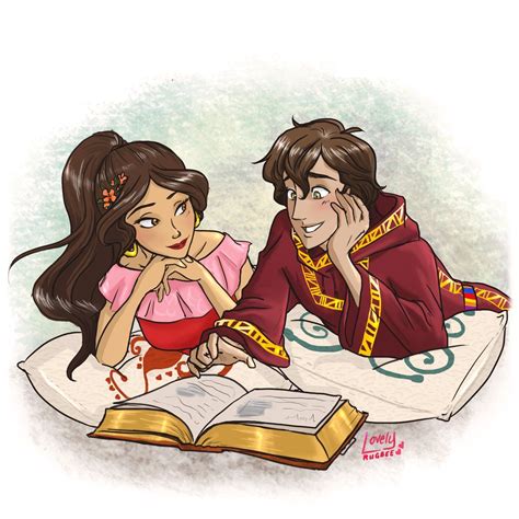 Elena x Mateo | matena elenateo | Elena of Avalor | by lovelyrugbee | Disney princess art ...