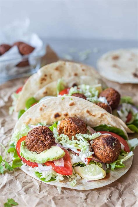 Crispy Falafel Hummus Wrap - Vibrant Plate