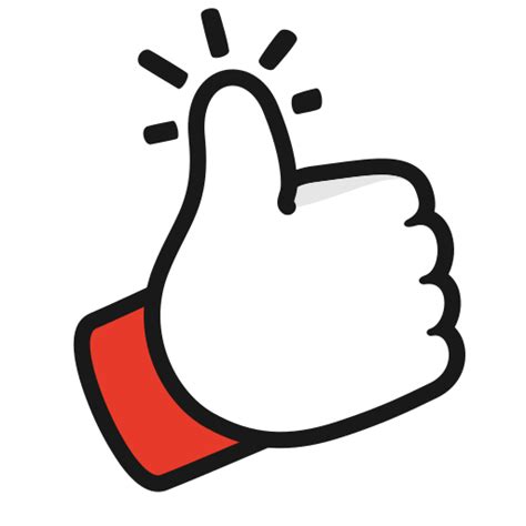 Thumbs Up Vector PNG