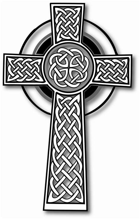 Images For > Simple Celtic Cross Outline | 1st Gr - Auction Item | Pinterest | Tattoo