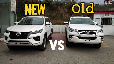 New Toyota Fortuner Facelift Vs Previous Generation Fortuner Comparison #Toyota #Fortuner #SUV ...