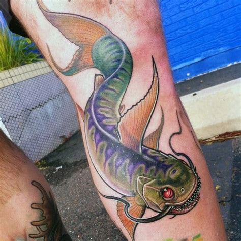 40 Catfish Tattoo Designs For Men - Aquatic Ink Ideas