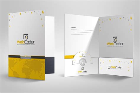 Corporate Presentation Folder Design | Presentation folder design templates, Presentation folder ...