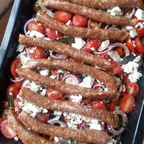 Moroccan Merguez Sausage Bake with Potato, Tomato and Sweet Peppers ...