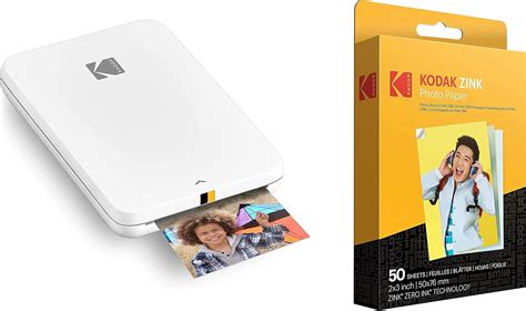 Amazon.com: KODAK Step Slim Instant Mobile Photo Printer – Wirelessly ...