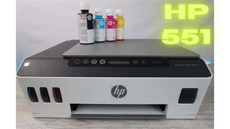 Hp Smart Tank Plus 551 Unboxing, Setup & Review - YouTube