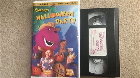 Barney Halloween Party Vhs Youtube