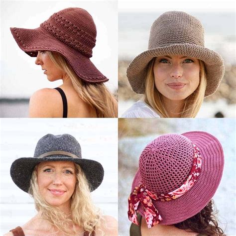 23 Free Crochet Sun Hat Patterns for Summer