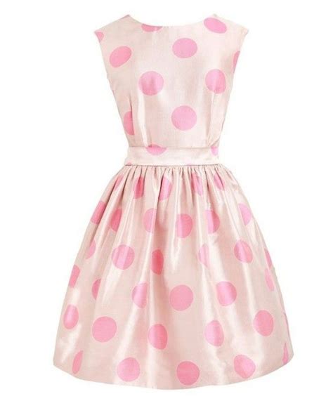 Pink and white polka dot dress | Clothes | Pinterest