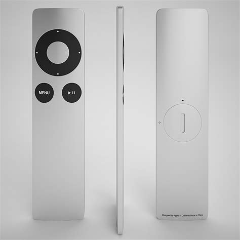 3d apple tv remote model