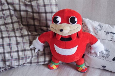 Ugandan Knuckles Plush Warrior Sonic Meme 14 Inches - Etsy