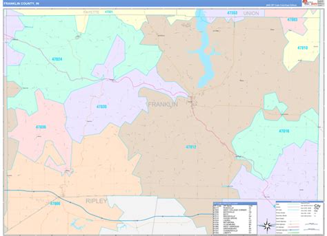 Maps of Franklin County Indiana - marketmaps.com