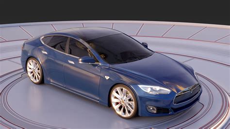 ArtStation - Tesla Model S (3D model) | Resources