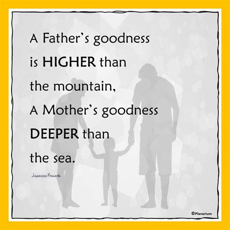 Parenting Quotes - Father and Mother Goodness | Planerium