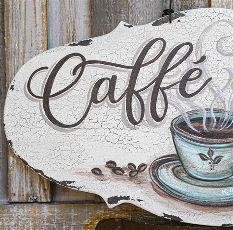 Kitchen Coffee Decor-wood Coffee Sign-coffee Wall Decor-custom - Etsy