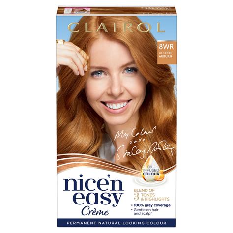 Clairol Nice'n Easy Hair Dye, 8WR Golden Auburn 177ml | Chemist Direct