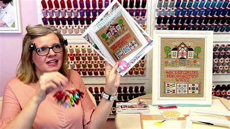 FlossTube #11- How to read a Cross-stitch Pattern for Beginners 3/3- Fat Quarter Shop - YouTube