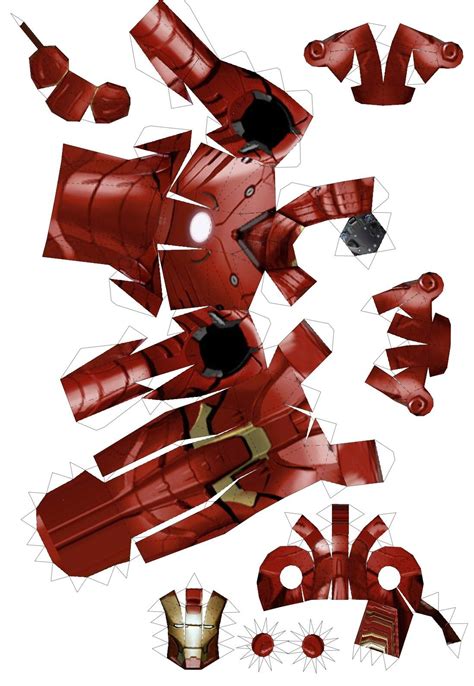 Papercraft Ironman Helmet Papercraft Of Iron Man From W3 and Internet ...