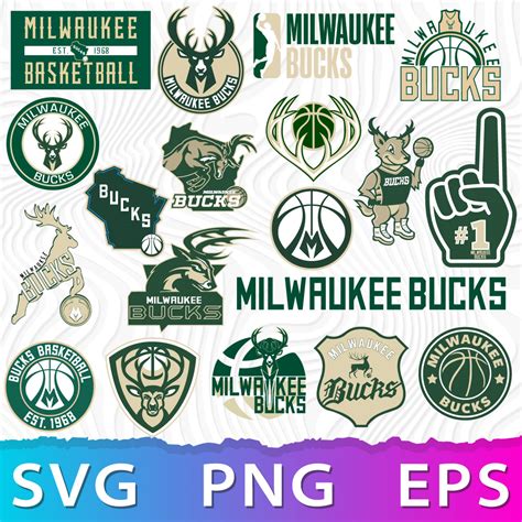 Milwaukee Bucks Logo SVG, Milwaukee Bucks PNG, Bucks Basketb - Inspire ...