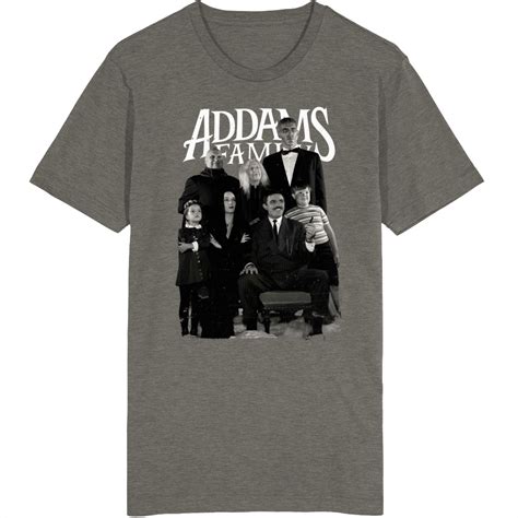 The Addams Family 60s Tv Series Show Worn Look Vintage Unisex T Shirt