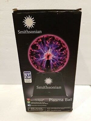 New Smithsonian Plasma Ball STEM Science Technology Engineering & Math ...