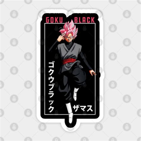 Goku Black - Goku - Sticker | TeePublic