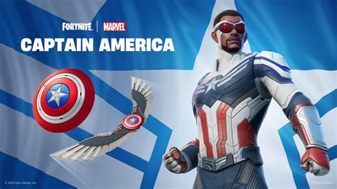 Sam Wilson's Captain America Soars Into the Fortnite Item Shop | Marvel