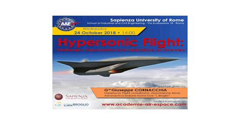 Hypersonic Flight: Challenges, Opportunities and ......Hypersonic ...