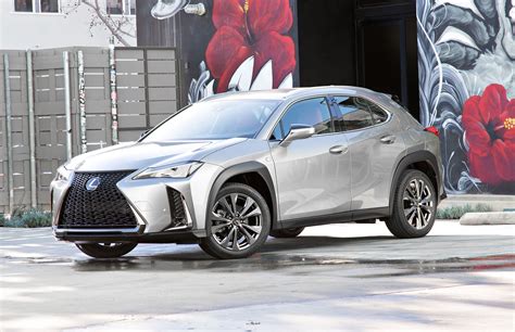 2019 Lexus UX small SUV emerges in US trim, hybrid included, at NY auto show