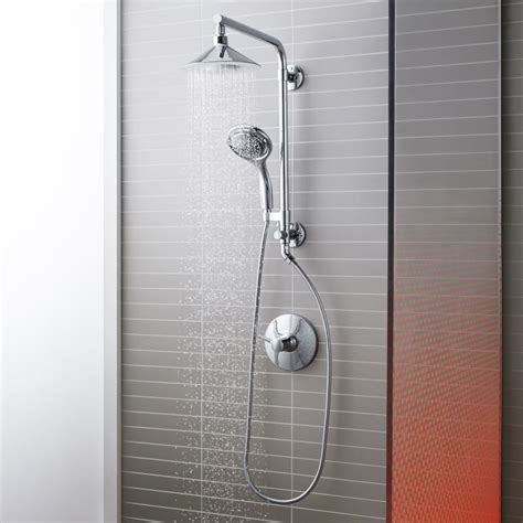 Kohler Moxie HydroRail Custom Shower System CP Polished Chrome Moxie ...