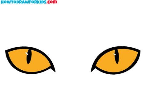 How to Draw Cat Eyes Easy - Easy Drawing Tutorial For Kids