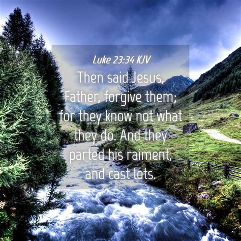 Luke 23:34 KJV Bible Verse Images