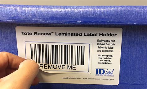 Reusable labeling solution for warehouse totes, bins, containers | 2017 ...