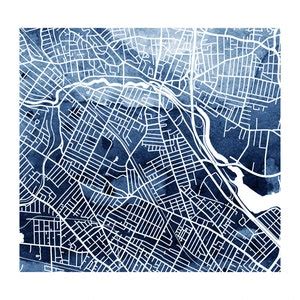 Boston Map Print, Boston City Street Map, Urban Map Poster, Boston ...