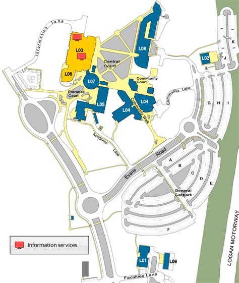 Griffith Nathan Campus Map