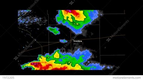 2013 Moore, Oklahoma Tornado Doppler Radar Stock Animation | 1972205