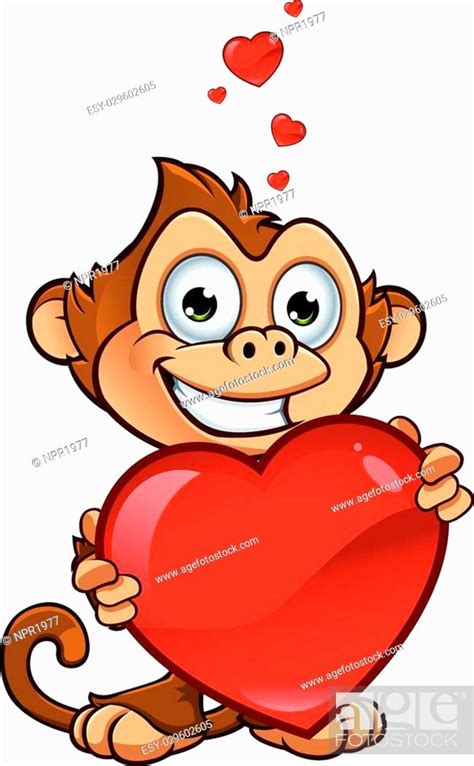 A cartoon illustration of a cheeky monkey character, Stock Vector ...