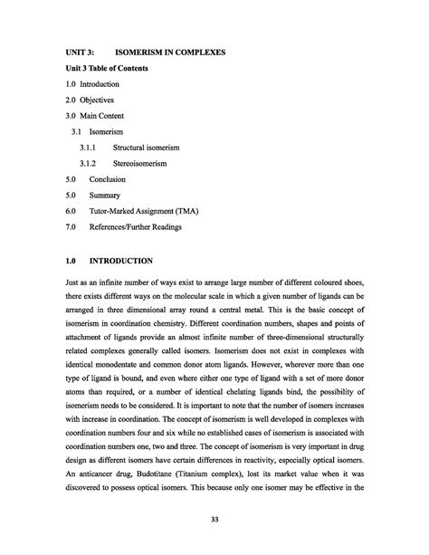 Isomerism - Coordination Chemistry - Studocu
