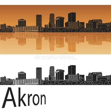 Akron Ohio Skyline Stock Illustrations – 89 Akron Ohio Skyline Stock ...