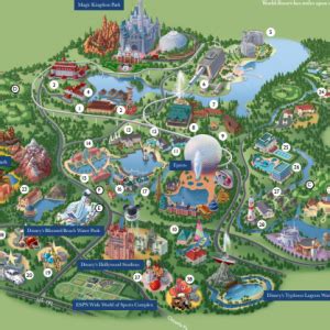 Disney World Parks Map - Detailed Maps Of Disney Parks & Areas