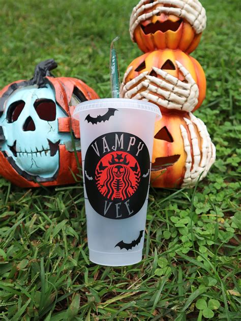 Halloween Personalized Starbucks Tumbler Cold Cup Custom | Etsy