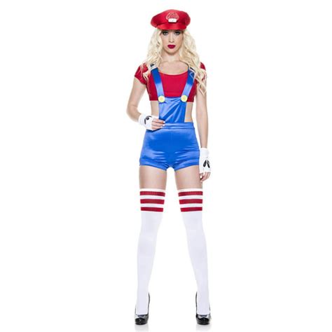 Sassy Red Plumber Costume 70995-SM - Walmart.com - Walmart.com